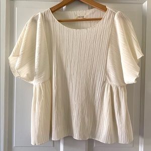 Madewell cream top
